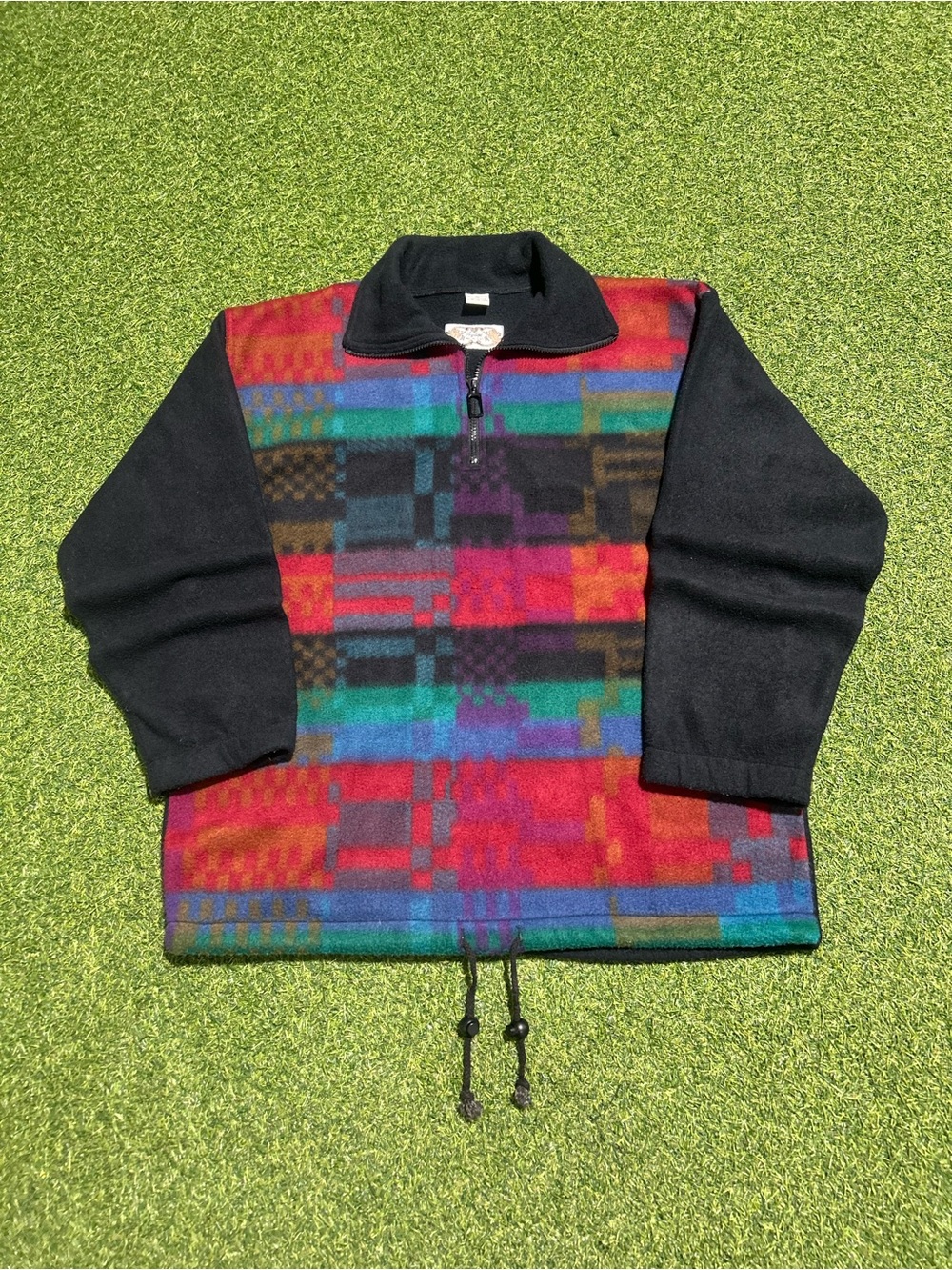 Men’s Vintage Pullover AOP All over Print Graphic Fleece Saeatshirt